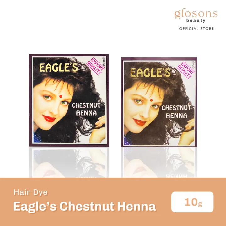 Eagle's Chestnut Henna Hair Dye Natural Organic Permanent Color For White Gray Hair 10g/Pouch, 6pcs/Box | Lazada PH Eagle's Chestnut Henna Hair Dye Natural Organic Permanent Color For White Gray Hair 10g/Pouch, 6pcs/Box | Lazada PH