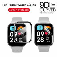 2ชิ้นคลุมทั้งหมดปกป้องหน้าจอสำหรับ Redmi Watch 3 Lite Active Global โค้งนิ่มฟิล์มไฮโดรเจลนาฬิกาอัจฉริยะไม่ใช่กระจก