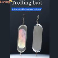 LANZEONT ลึกและลึก Tlapia Fishing Flasher Trolling Lure กะพริบไฟกะพริบ ปรับน้ำหนักได้ จานนักดำน้ำ 2023 12ซม./23กรัม เครื่องมือโทรลลิ่ง ตกปลาทะเลตกปลา