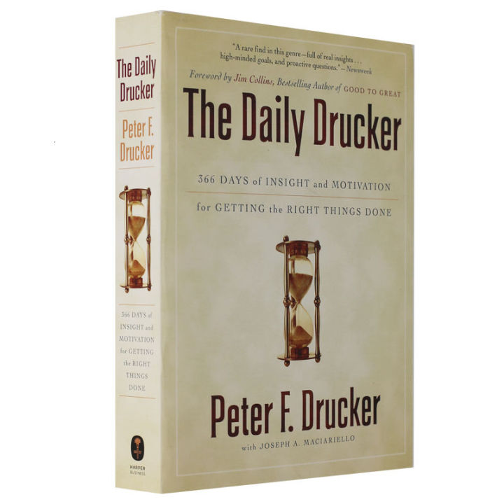 ดรูเกอร์วารสารภาษาอังกฤษต้นฉบับรายวันดรูเกอร์366วันเข้าใจและแรงบันดาลใจปีเตอร์เอฟdrucker-economicสมุดสำหรับการจัดการหนังสือปกอ่อน