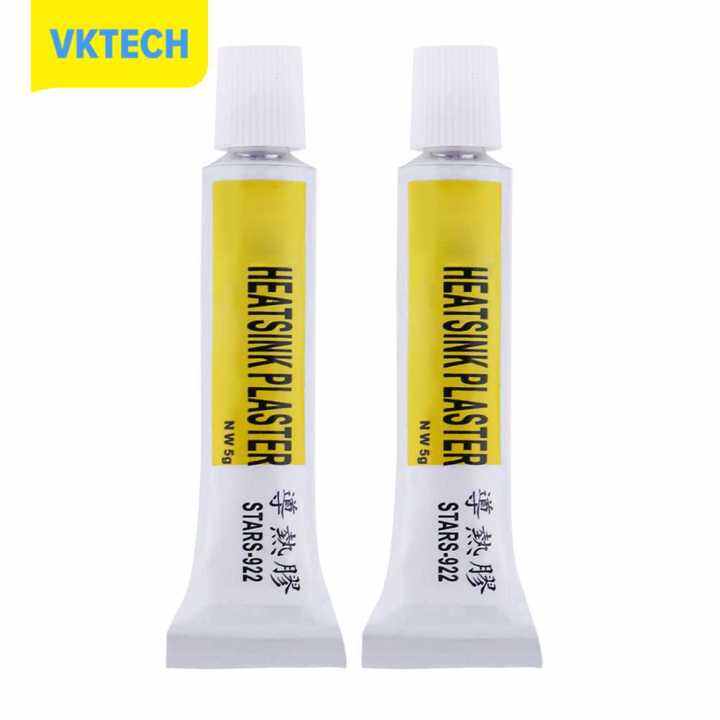 vktech-2ชิ้นดาว-922กาวซิลิโคนกาวร้อนซิลิโคนระบายความร้อนวาง