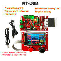 NY-D08จุดเชื่อม Kimpalan Mesin Kawalan Lebaga Pneumatik Paparan LCD Berwarna-Warni Multi-Point Hungan Peribadi