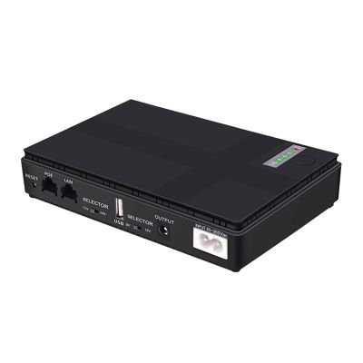 1 Set Uninterruptible Power Supply Mini UPS USB POE 10400MAh Battery Backup for WiFi Router CCTV ()