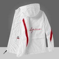 【YF】 Outerwear Summer MenS Windbreaker Sun Protection Jacket Sports Riding Thin Hooded Clothing