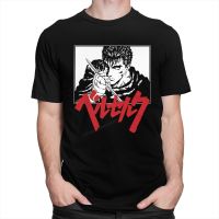 Berserk Top T Shirt Men Cotton Fashion Gatsu T Shirt O Neck Fathers dayd Manga Anime Griffith Guts Tee Tops Fitted |T-Shirts|   - AliExpress