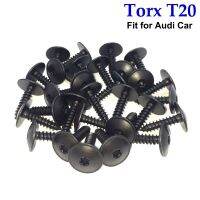 、‘】【； 30Pcs 5Mm Torx Head Screw Car Front Wheel Chassis T20 Splash Guard M5 Metal Self-Tapping Screw For Audi A1 A3 A4L A5 A8 Q3 Q5 Q7