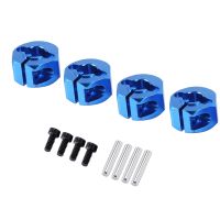 Blue RC Metal 7.0 Wheel Hex 12mm Drive With Pin Screw For RC Car