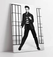 Elvis Presley Jailhouse Rock ผ้าใบรูปภาพผนังพิมพ์งานศิลปะ1ชิ้นกรอบด้านในหรือไร้กรอบ