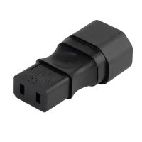 ❂⊙○ IEC320 C14 Male to Female C9 conversion plug IEC 320 C14 3 Male Pins to IEC 320 Female C9 AC Adapter