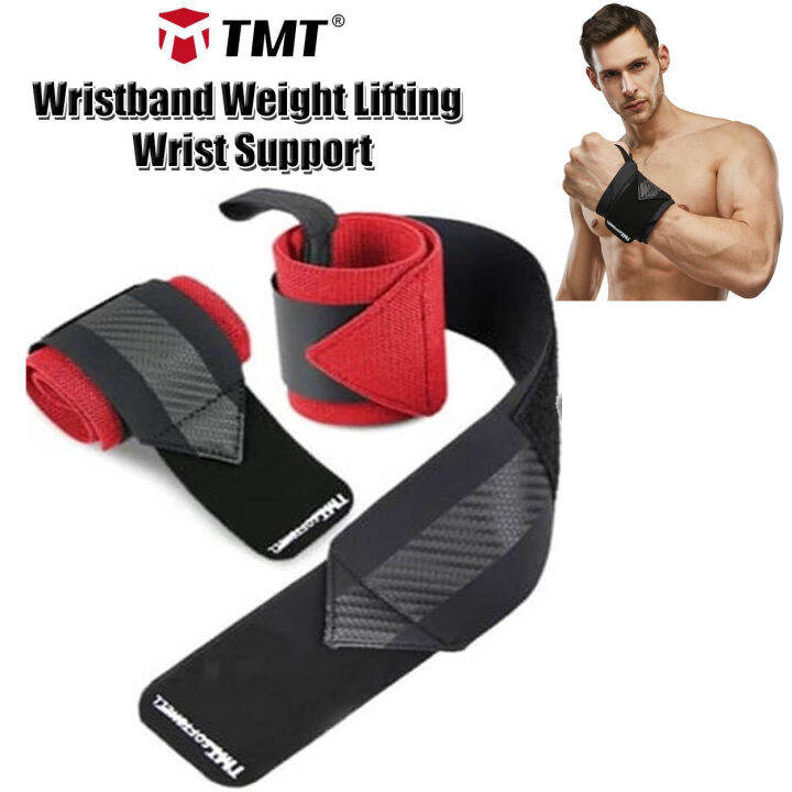 TMT Wristband Weight Lifting Wrist Support Brace Fitness Gym Sport