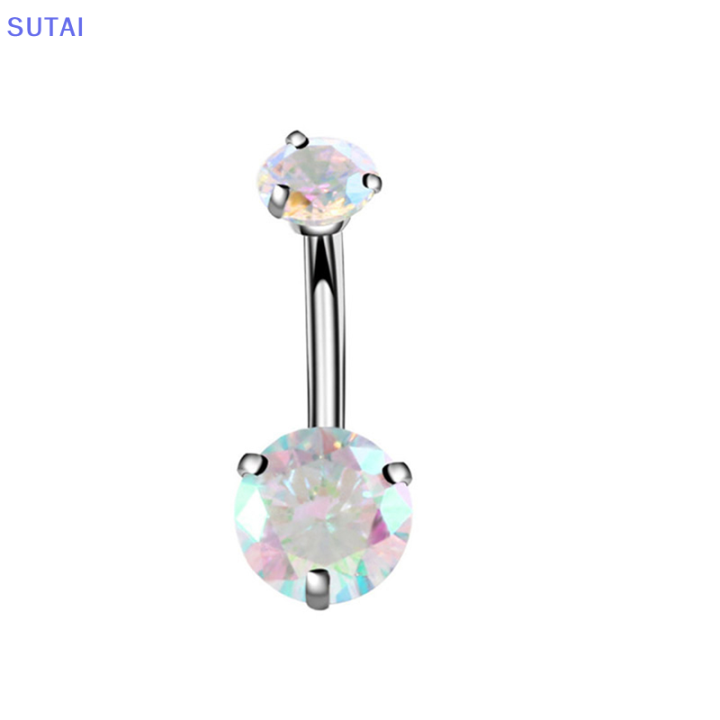 lowest-price-sutai-เซ็กซี่สะดือบาร์ท้องเครื่องประดับคริสตัลเพทายเจาะร่างกายสะดือบาร์เจาะสะดือเครื่องประดับร่างกาย