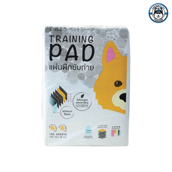 hajiko-training-pad-charcoal-ฮาจิโกะ-แผ่นรองฉี่-ฝึกขับถ่าย-ชาร์โคล-ดูดซับได้มาก-ยับยั้งกลิ่นได้ยาวนาน