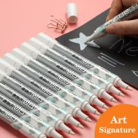 5/3/2pcs White Marker Quick-Drying Marker Pen Oil Autograph Paint Marker High-Capacity Marker Painting Graffiti Diy TickingHighlighters  Markers