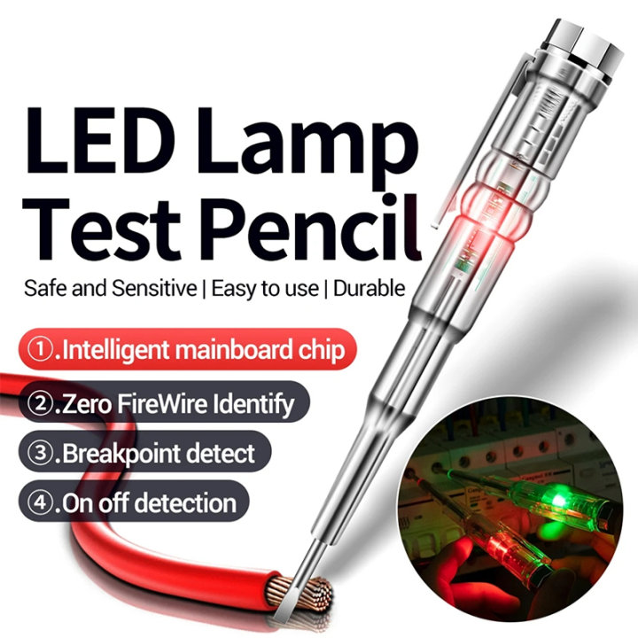 Intelligent 24 250v Voltage Tester Pen Non Contact Induction Digital Power Detector Pencil 6906