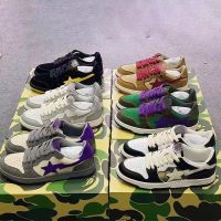 Bape Sta Dunk Ape Head รองเท้าสเก็ต Lightning Star สายไลท์นิ่งรองเท้าสเก็ตบอร์ดรองเท้าลำลองคู่ของผู้ชาย SK8