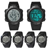 「Dark blue watch」 FashionMen 39; S Boy LCDStopwatch Date RubberWrist WatchLedDateMen Outdoor