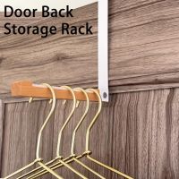 【YF】 Door Behind Hook Foldable Punch Free Clothes Hanger Space-saving Strong Load Bearing Hanging Back Storage Rack