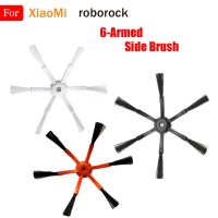 2023 NEW 6-Armed Side Brush Parts For XiaoMi Roborock S50 S51 S55 S6 S6 Pure S5 Max S6 MaxV S7 T7S Plus Robot Vacuum Cleaner Accessories