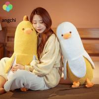 ANGCHI หมอนนุ่มตุ๊กตามีเสียงของเล่นคู่กับการ์ตูนของเล่นตุ๊กตาของเล่นนุ่ม Hiasan Kamar ของเล่นกล้วย Boneka Mainan ตุ๊กตาผ้ากำมะหยี่ตุ๊กตาเป็ด