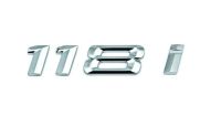 ตัวอักษร 118 i ติด บีเอ็ม ด้านหลัง ขนาด 10.5 * 2 cm BMW 118i 1.6 F20 (ปี 12-16) M Sport letter logo emblem