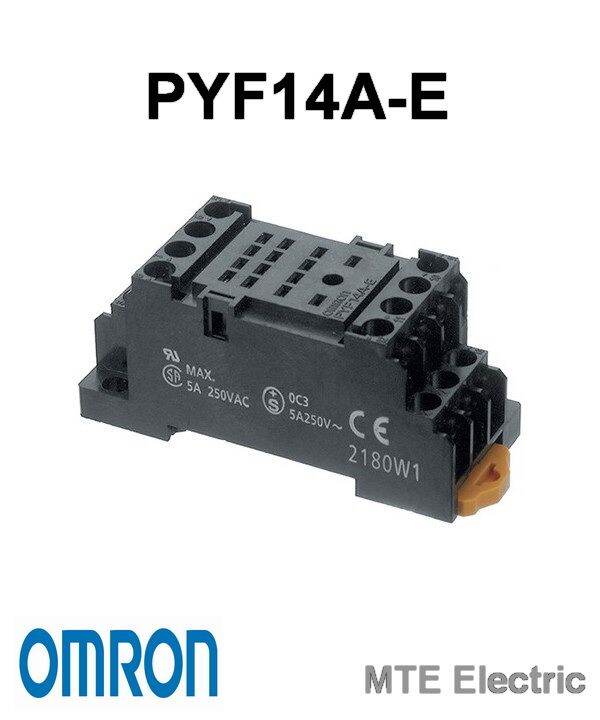 Socket Relay ซ็อกเก็ตรีเลย์ Omron PYF14AE ขาแบน 14 ขา Lazada.co.th