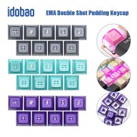 Idobao ESC Keycaps ชุดสำหรับคีย์บอร์ดแบบกลไกพุดดิ้ง Keycap ABS เยลลี่โปรไฟล์คีย์หมวกคีย์คู่ยิงโปร่งใส