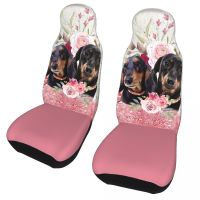 Love Dachshund Universal Car Seat Cover Waterproof Travel Dog Lover Car Seat Protector Fabric Hunting