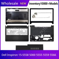 New For Dell Inspiron 15-5558 5000 5555 5559 5566 Laptop LCD back cover Front Bezel Hinges Palmrest Bottom Case A B C D Shell