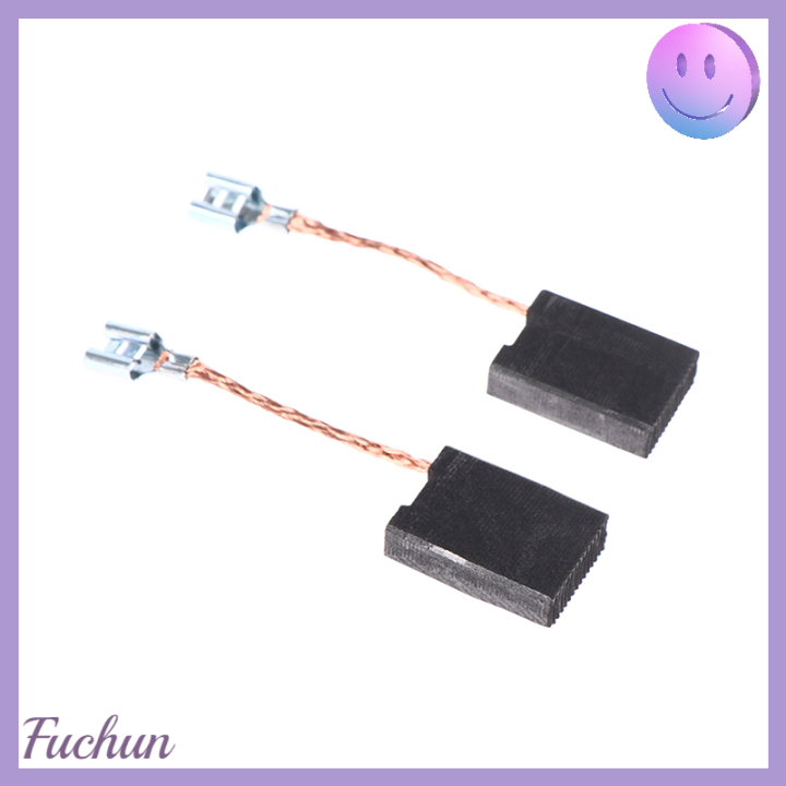 fuchun-chen-evan-เครื่องบดจำนวนมาก2ชิ้นแปรงคาร์บอนลูกหมูอะไหล่6x16x22mm