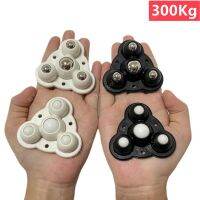 4Pcs Self Adhesive Type Mute Ball Universal Wheel 4 Beads Furniture Casters Wheels 300Kg Stainless Steel Wheel 360° Rotation