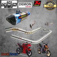 ท่อdemon150gnท่อdemon150gr ท่อgpx ท่อakrapovic shorty  รุ้ง ปากเคฟล่า ท่อแต่งdemon150gn ท่อแต่งdemon150gr เสียง แน่น นุ่ม ทุ้ม ไม่แต่งในรอบสูง ระบายความร้อนได้ดี ต