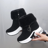 Winter Warm Rabbit Fur Sneakers Platform Snow Boots Women 2020 Ankle Boots Female Causal Shoes Ankle Boots for Women