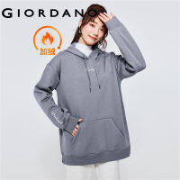 Giordanoผู้หญิง เสื้อสเวตเตอร์คลุมด้วยผ้าขนแกะลายปักกระเป๋าจิงโจ้ Free Shipping 05322811