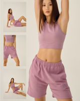 TOOCH - Sweat Pants Short +  Tank Top