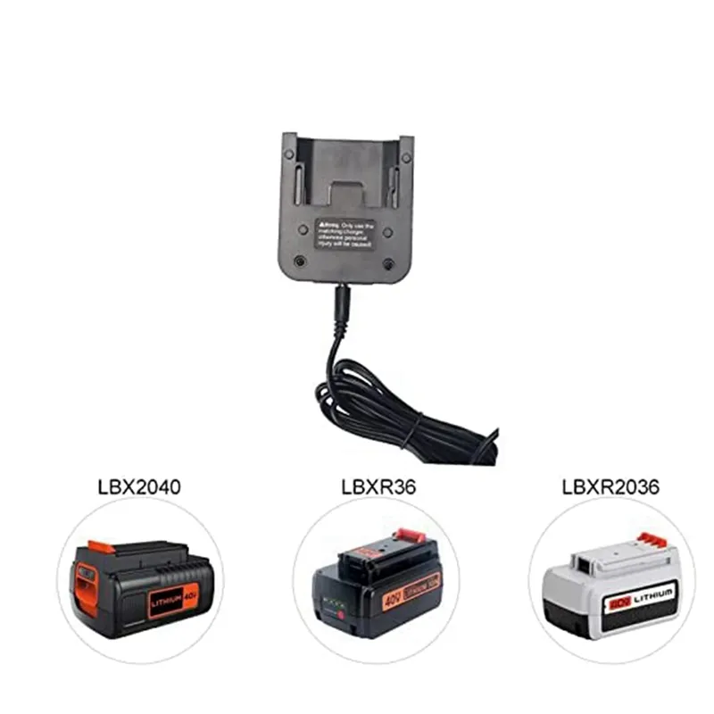 For Black&Decker Charger 36V/40V Li-ion batteries LBXR36 LBXR2036 LBX2040  LBX2540 LBX1540 Cordless Power Tool