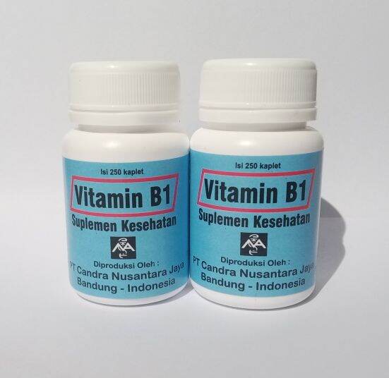 Vitamin B1 Suplemen Kesehatan Isi 250 Kaplet | Lazada Indonesia