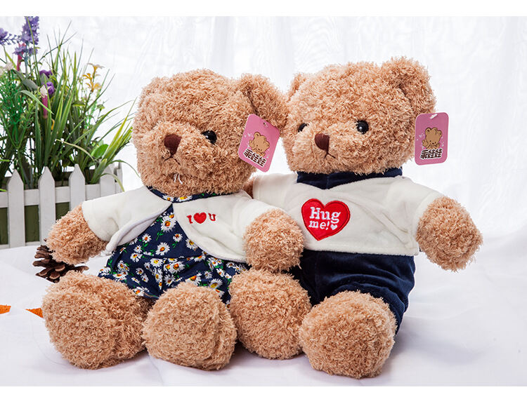 30/40/50/70/100Cm 21 Gaya Teddy Bear dengan Sweater Haiwan Boneka Main Mewah Main Anak Patung Bayi Kanak Kanak Teman Wanita Hari Jadi Hadiah Hadiah Hadiah