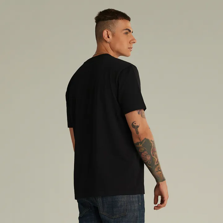 mc-jeans-เสื้อยืดแขนสั้นผู้ชาย-คอกลม-สีดำ-biker-collection-mttz548