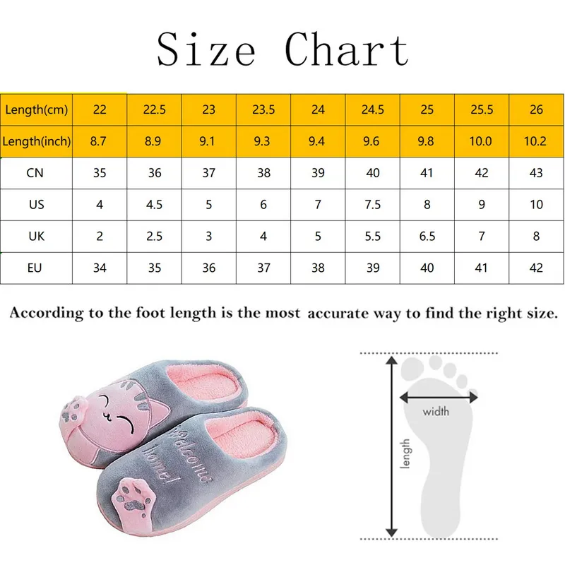 Women Winter Home Slippers Unisex Cartoon Cat Shoes Non-slip Soft Winter  Warm House Slippers Indoor Bedroom Couples Floor Shoes - AliExpress