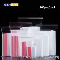 【CW】☍✳✘  WIKHOSTAR 100pcs/pack Resealable Zip Lock Food Storage Poly Organizer