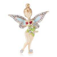 Rhinestone Fairy Brooch Exquisite Fashion Angel Image Ornaments Corsage