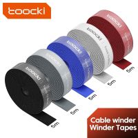 hot【cw】 Toocki 3m 5m Cable Organizer Winder Management Under Dest Cut Wire Cord Organizers for iPhone Cables