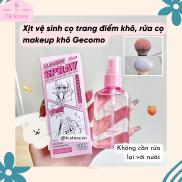 Xịt vệ sinh cọ trang điểm khô, rửa cọ makeup khô Gecomo 75ml