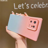 NORVIK เคสซิลิโคนนิ่มกันกระแทกสีด้านสำหรับ Xiaomi 13ไล่ระดับสีลูกกวาดแบบเคสโทรศัพท์ N23-D1