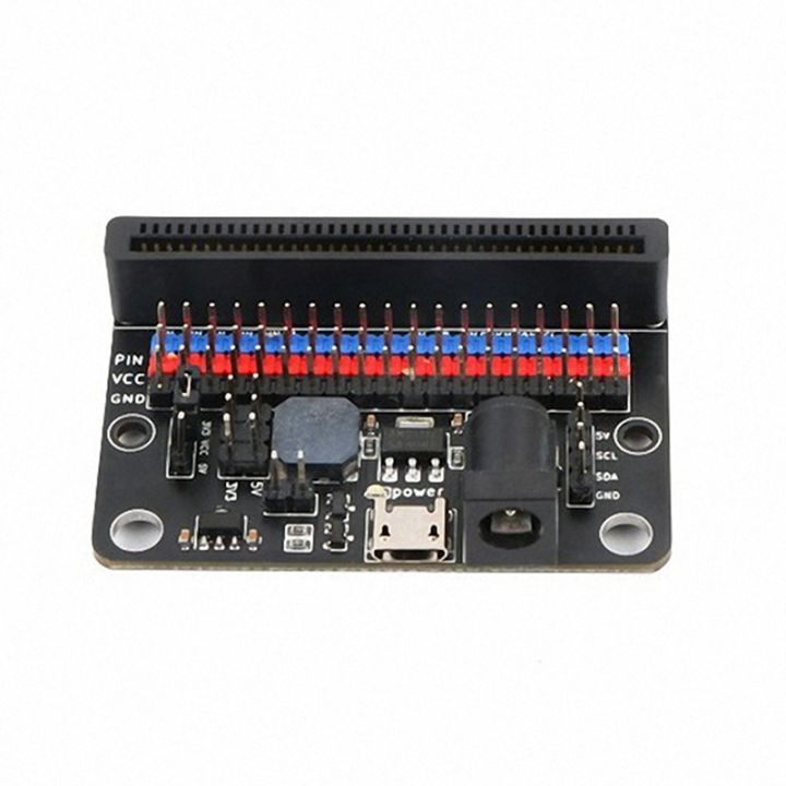 for-micro-bit-expansion-board-to-5v-power-supply-io-improvement-board-replacement-spare-parts-accessories-microbit-adapter-board-with-onboard-passive-buzzer