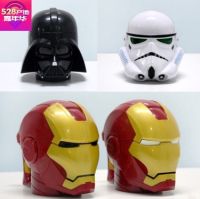 ส่งออกคำสั่งซื้อเดิม Darth Vader Mug สตาร์วอร์สไอรอนแมนฮีโร่ 3D ถ้วยกาแฟแก้วสามมิติ