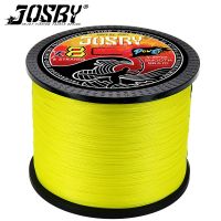 JOSBY 4 8 Strands 1000M 500M 300M 200M Braided Fishing Line Multifilament Carp Super Strong Weave Sea Saltwater Extreme 100% PE Fishing Lines