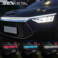 SEAMETAL Car Hood Light Led Strip Dynamic Scan Start Up Hoodbeam Kits 70 Inches RedWhiteIce Blue Waterproof Led Strip Lights