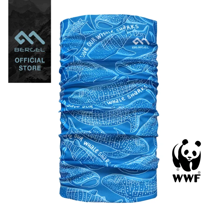 Bergel Whale Shark Multifunctional Headwear WWF x Bergel Project Local