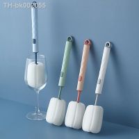 ✺✶◆ 4 Colors Removable Sponge Cup Brush Simple Glass Water Bottle Cleaner Brush With Long Handle Household Kitchen Cleaning Tools